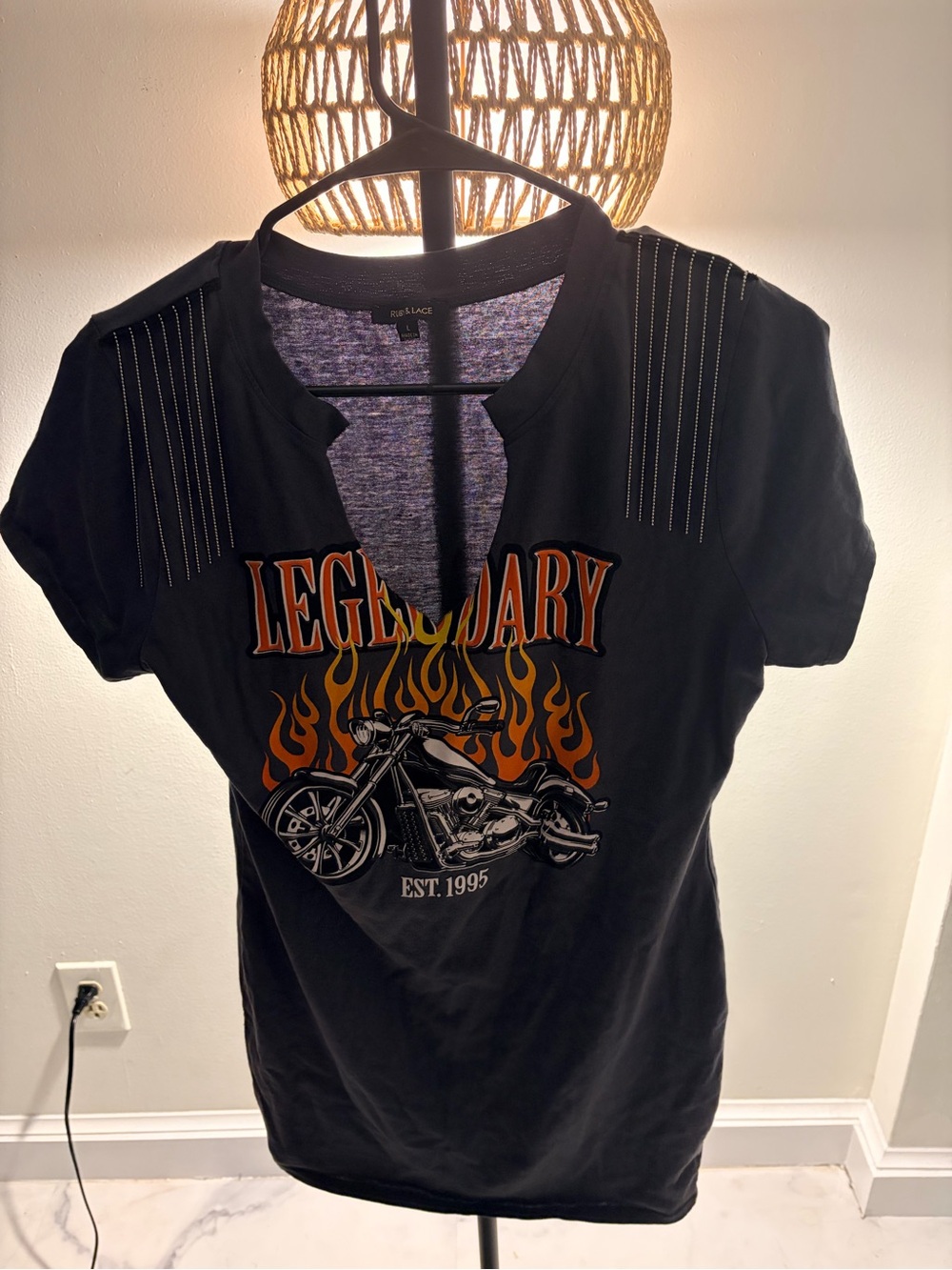 Ruby & Lace Purple Graphic Top